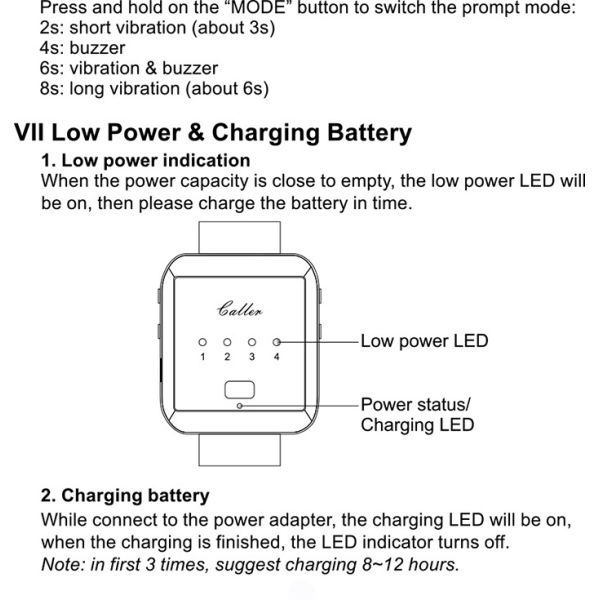 wireless emergency apparatus portable nurse call bell system for disabled or senior nursing centre