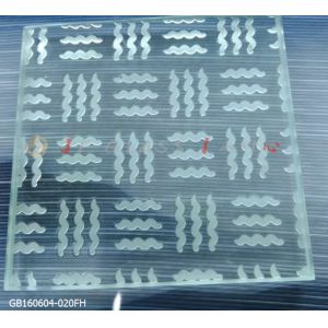 High Transmittance CCC 8mm Bathroom Door Glass Panel