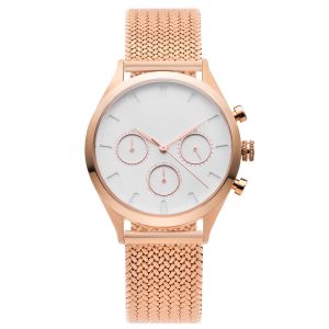 Cheap Gold Watch White Face Womens , Big Dial Wrist Watches For Ladies wholesale