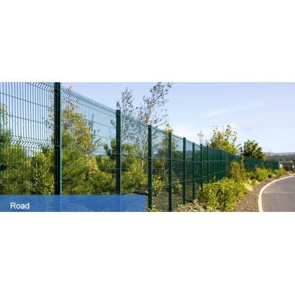 Galvanized V Shaped 4.5mm Triangle Fence Panel 3d Welded Wire Fence 1030mm