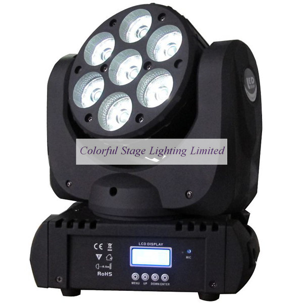 Best selling 7x12W OSRAM RGBW 4in1 Beam LED Moving Head