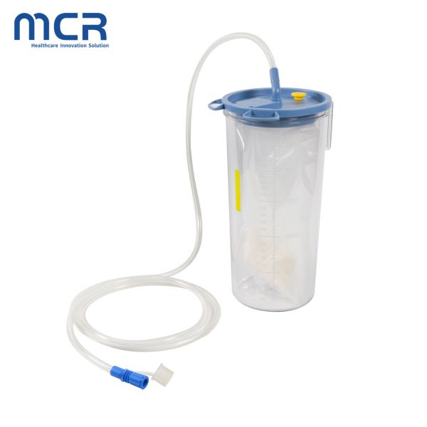 1500ml Plastic Suction Canister with Solidifier and Filter