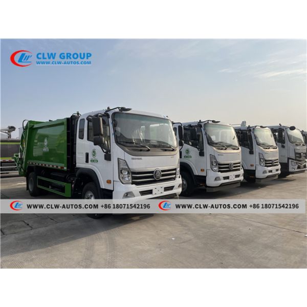 Faw 6cbm Waste Collection Truck Garbage Compressed Truck