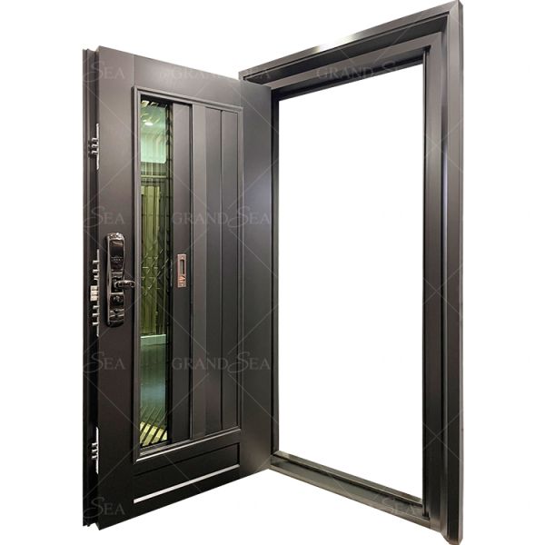 France Style Advanced Stainless Steel Door Good Quality Superior a Class Locksystem Israel Security Door