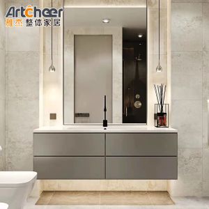 China Modular Contemporary Make Up Luxury Bathroom Vanity Cabinet Combo Euro Style Bathroom Vanity on sale