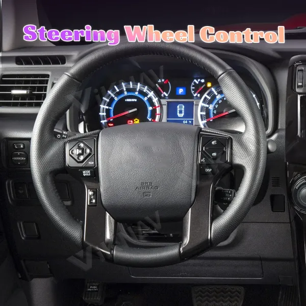 2 Din Android Multimedia Car GPS Toyota 4runner Radio Stereo 2009-2019 Carplay Receiver