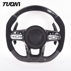 Cheap PU Leather Mercedes Oem Steering Wheel Carbon Fiber W204 Amg wholesale