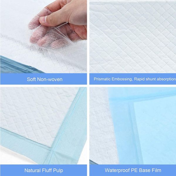 Adult Baby Anti Leak Disposable Bed Underpads GEL Super Absorbent Polymer