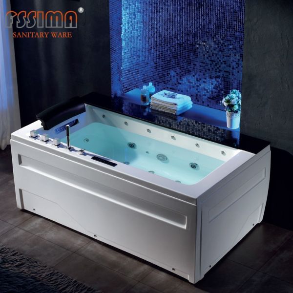 1700mm One Single Person Whirlpool Tubs For Small Spaces Luxury Acrylic