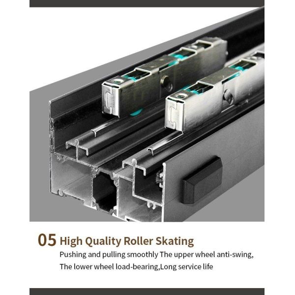 Grandsea Hot Sale Aluminum Sectional Design Glass Folding Doors for Houses