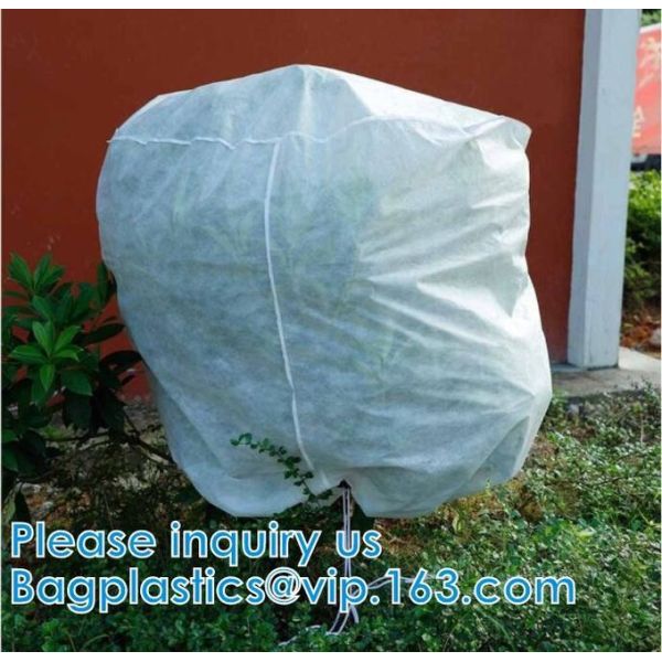 Heavy Winter Protection Plant Cover Winter Cover Anti-frost Zipper And Drawstring Cold Protection Non-woven Plant Antifr