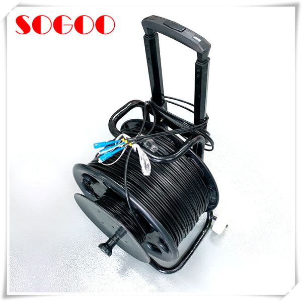 Multi-Port Service Box Telecommunication Drum Rugged Fiber Optic Cable Reel