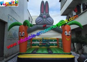 Cheap Outdoor Commercial Rabbit Inflatable Castles / Bouncing Castles With PVC Tarpaulin wholesale