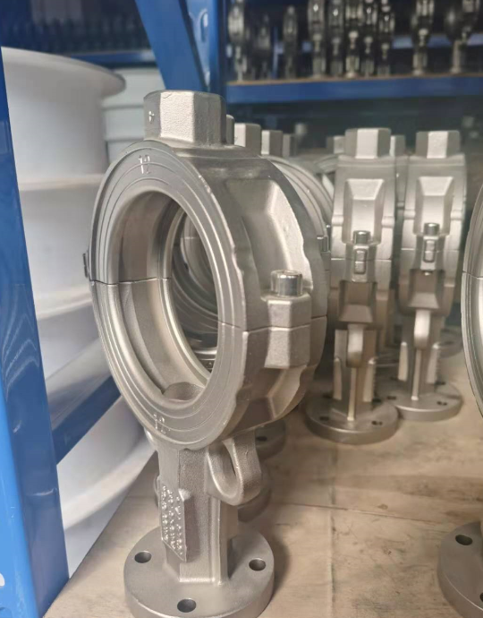 Ductile Iron DI WCB Stainless Steel Ptfe pfa Split Body Butterfly Valve Wafer Lug Wormgear