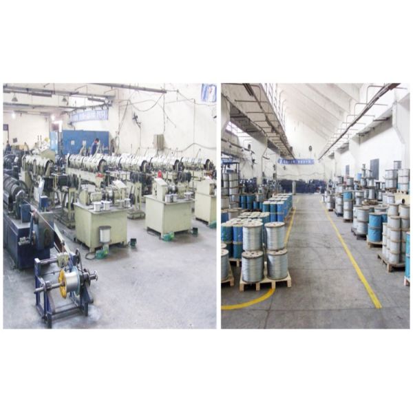 Resistance Plastic Covered Steel Cable PVC Coated Galvanized Steel Wire Rope