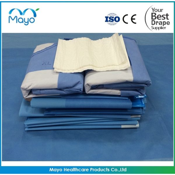 CE Approved Hip Drape Disposable Surgical Packs Customization