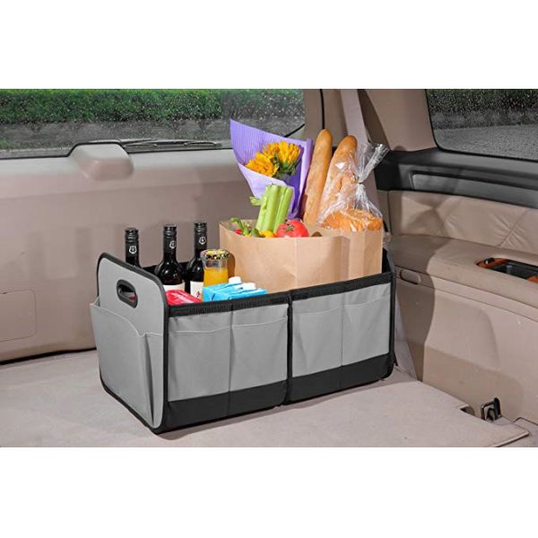 Foldable Cargo Trunk Organizer Bags , Truck Organizer Bag With Reinforced Handles