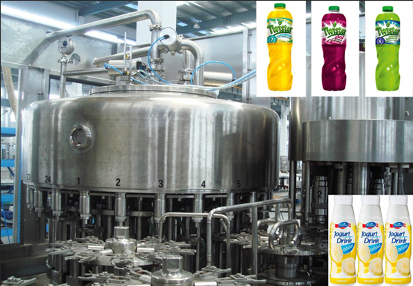 Grape Juice Hot Filling Machine Multi-Room Feeding For 200ml - 2000ml
