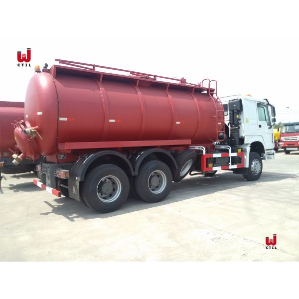Sinotruk Sewage Cleaning Tanker 35 Cubic Sewer Jetting Truck