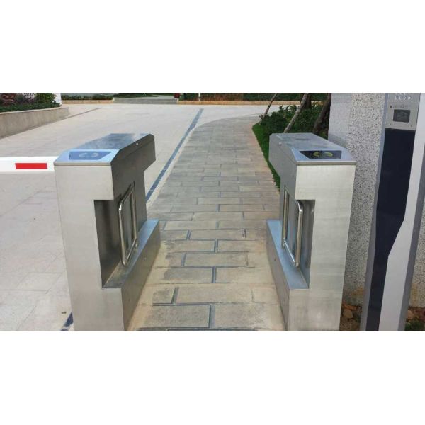Motorcycle Bicycle Entrance Exit Swing Turnstile Gate