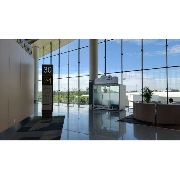 Aluminum Alloy Soundproof Pods Prefabricated Sound Proof Office Cabin Indoor