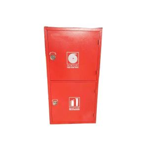China Silver Stainless Steel Fire Hose Cabinets For Industrial Usage on sale