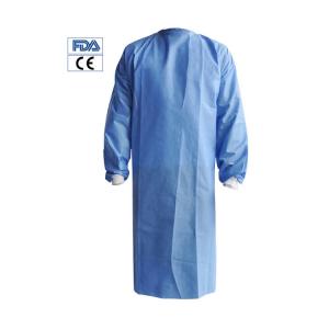 China Doctor / Nurse Dental Disposable Gowns , Surgical Isolation Gown AAMI Level 1 2 3 4 on sale
