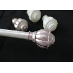 Cheap No Drilling Plastic 10cmx28mm Curtain Rod Finials wholesale