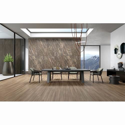 Bedroom Wood Effect Ceramic Floor Tile Black Wood Porcelain Tile 200*1200mm