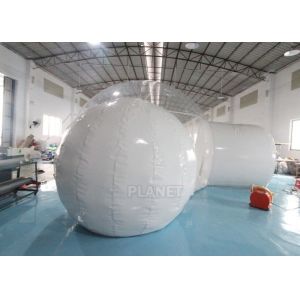 5m Hotel Inflatable Clear Bubble Dome Tent Logo Customized