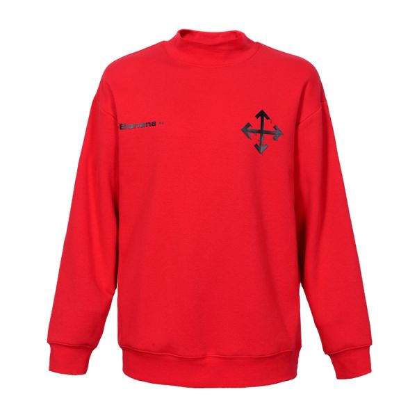 Gauge 12 GG Warm Mens Fashion Sweatshirt , Fall Sweater Shirts Flat Knitted Technics