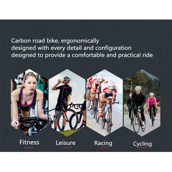 SHIMANO R8020 22 Speed Carbon Fiber Road Bike Aero Carbon Frame UV Laser Colorful Decals