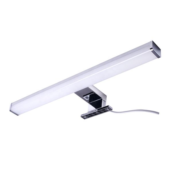 350mm IP44 Warm White Mirror Light 6W Bluetooth Milky PC Diffuser