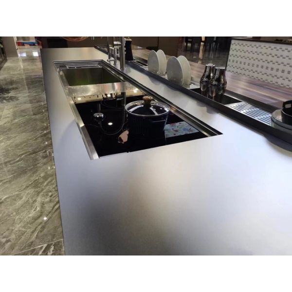 304 316 2B BA Bead Blasted Stainless Steel Surface Finish Scratch Resistant Stainless Steel Kitchen Sink