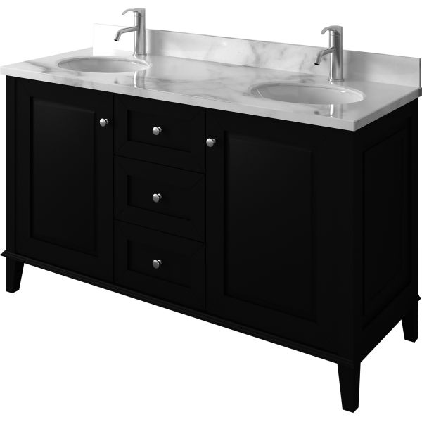 Modern Sanitary Furniture Bathroom Cabinet Sets With Double Basin