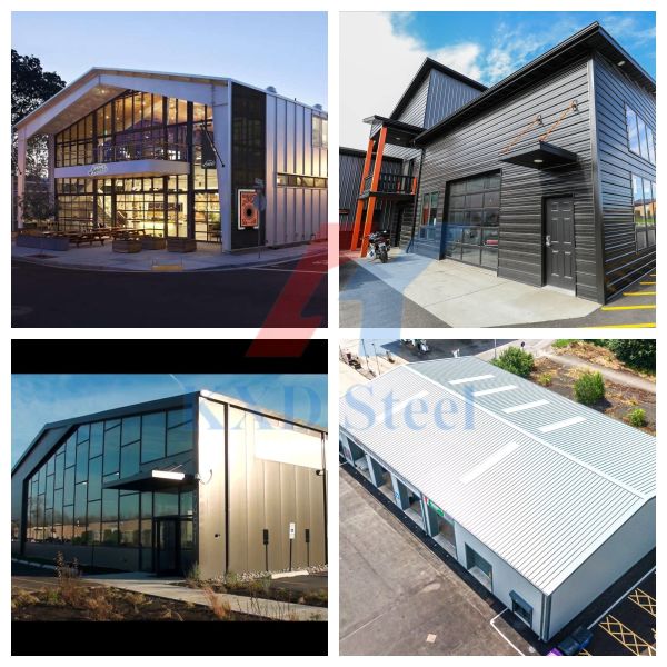 Prefabricated Lightweight Steel Structure Warehouse Building Large Metal Sheds Workshops