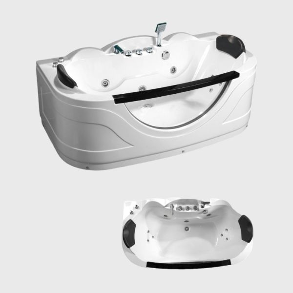 CUPC Indoor White Freestanding Bathroom Jacuzzi Tub 67Inch For Adult Soaking