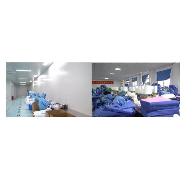 disposable nonwoven pp CPE isolation gown patient gown visitor gown lab jacket