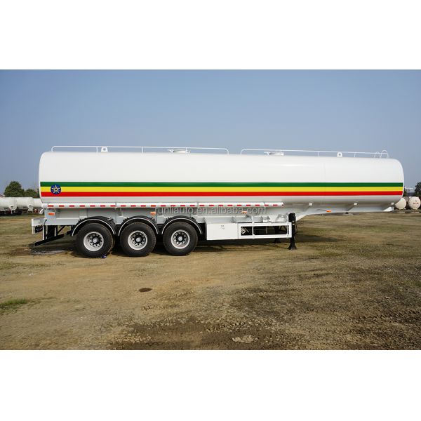 Heavy Duty 36000 Litres Fuel Tanker Semi Trailer Tri Axle Oil Tanker Semi Trailer