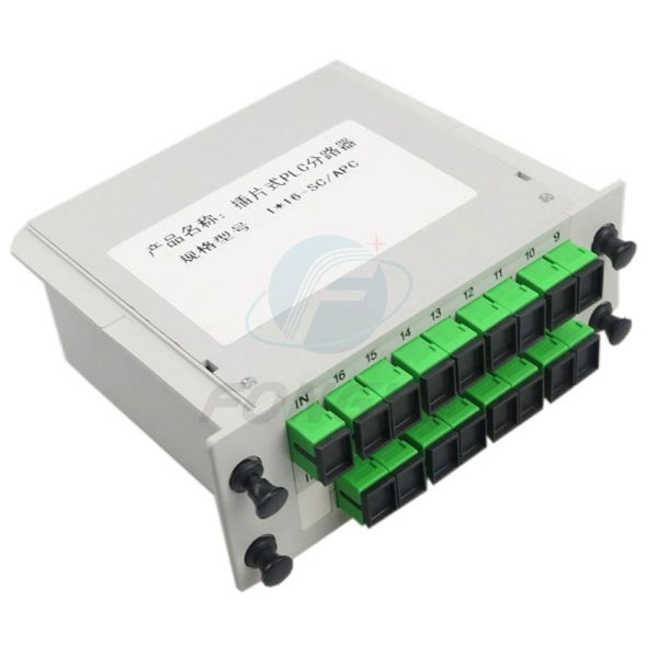 Optic Spliter Mini Type Plc Sc Apc Splitter 1X16 Fiber Optical Insertion for Ftth