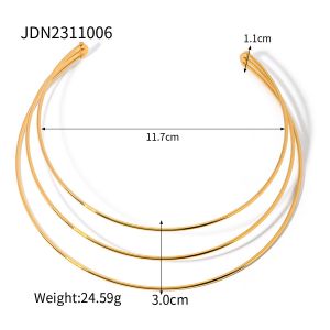 HydroTi explosion models stainless steel necklace jewelry Europe and the United