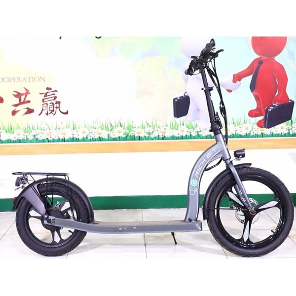 10Ah 36v Electric Scooter Bike For Adults Front 20 Inch Rear 16 Inch 350w RICHBIT H100 Plus