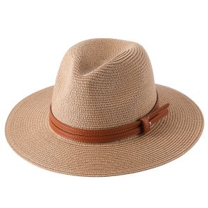 Buy cheap Women's Straw Hat Foldable Panama Sunshade Hat Beach Hat from wholesalers