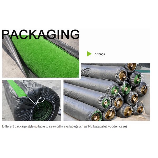 14000 Dtex Artificial Tile Floor Grass Roll Environmental Friendly