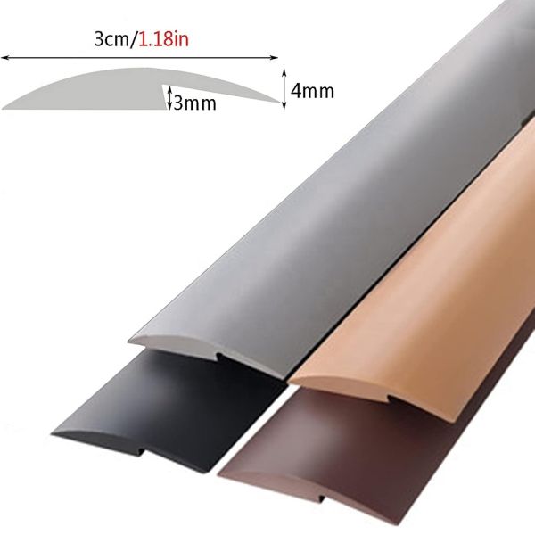 Flooring Accessories PVC Floor Transition Strips for Durable Rubber Carpet Protection