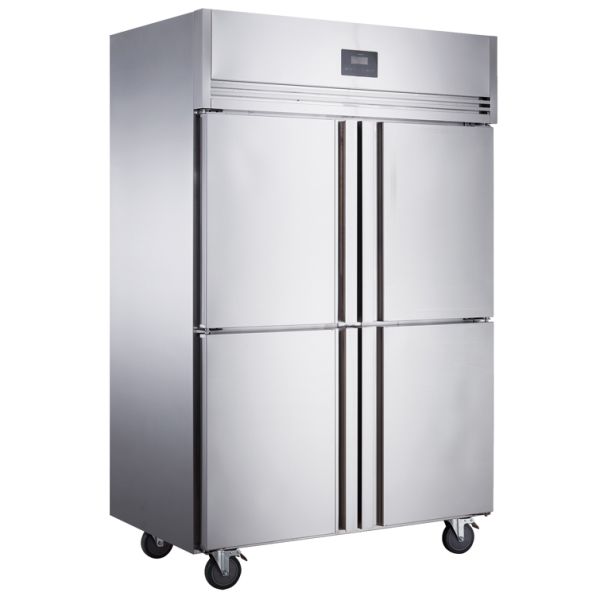 Environmentally Friendly Refrigerant 4 Door Kitchen Used Upright Freezer