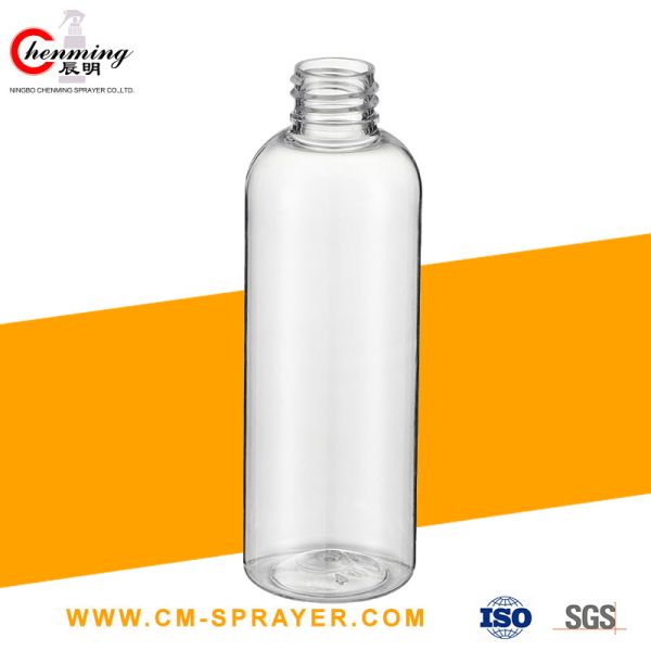 Quality Gel Sanitizer Hand Wash Pet Bottle Pump 250ml 100ml Clear Round Press  Container for sale