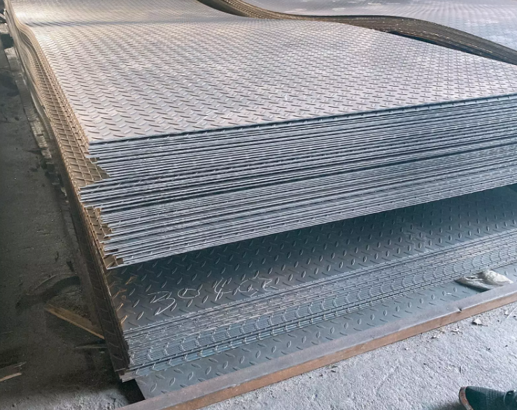 STM A285 JIS G4051 EN10025 Carbon Steel Sheet Chequered 20mm 8mm 50mm Thick