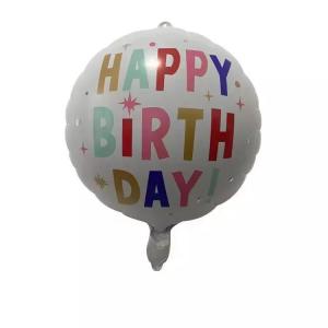 Cheap Wholesal Competitive Price 18 Inch Round Balloons Happy Birthday Decorative Foil Balloons wholesale