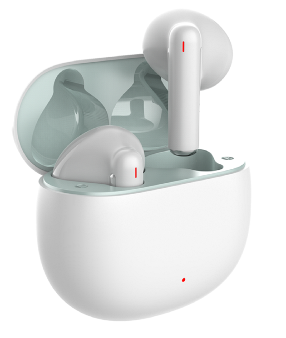 ETEK Ultra-Light Bluetooth 5.4 Wireless Earphones Ergonomic TWS Earbuds F13 Speakers 30mAh+200mAh Battery Black White